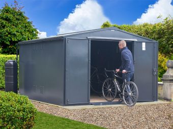 Police approved Cycle workshop shed