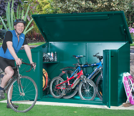 The Access Bike Shed with Lift Up lid