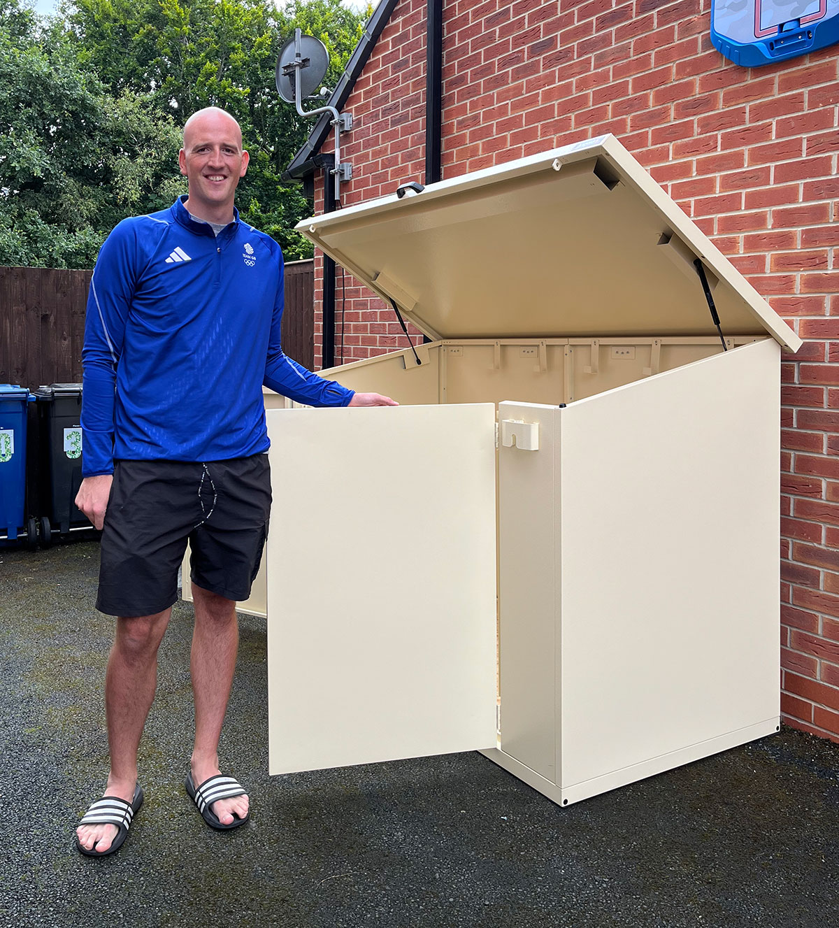 Eoghan O'Connor Bike Shed Installation